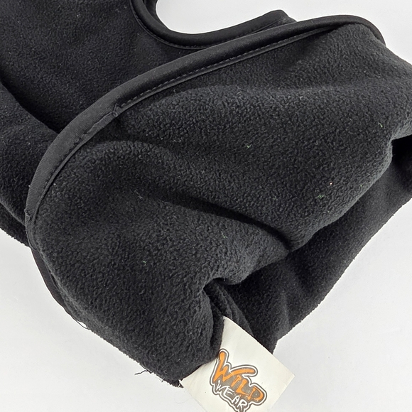 Black Fleece Balaclava Hood - Men's Winter Headwear - Picture 4 of 4